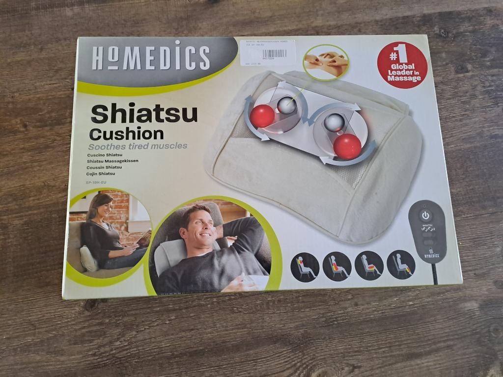 Homedics shiatsu cushion (nieuw), Sports & Fitness, Produits de massage, Enlèvement ou Envoi, Neuf