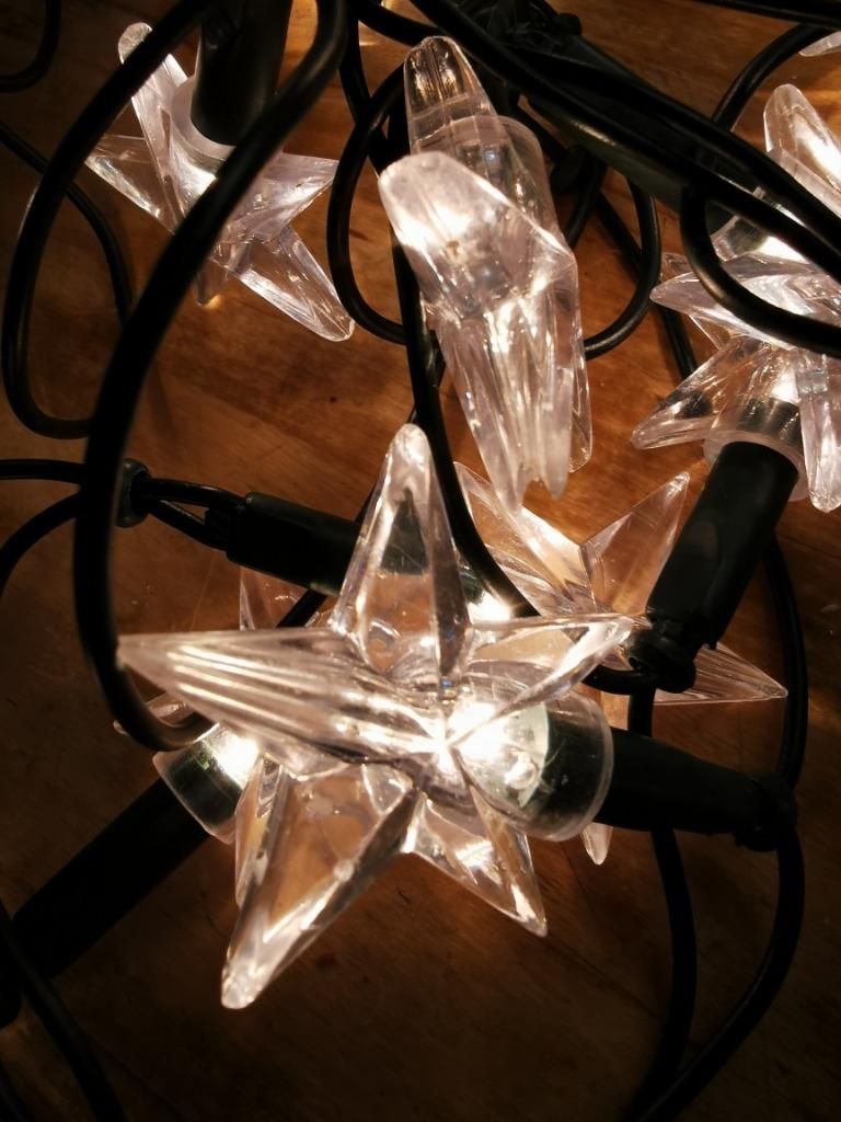 23x Opzetstukjes sterretjes kerstlampjes kerstverlichting, Ophalen of Verzenden, Zo goed als nieuw