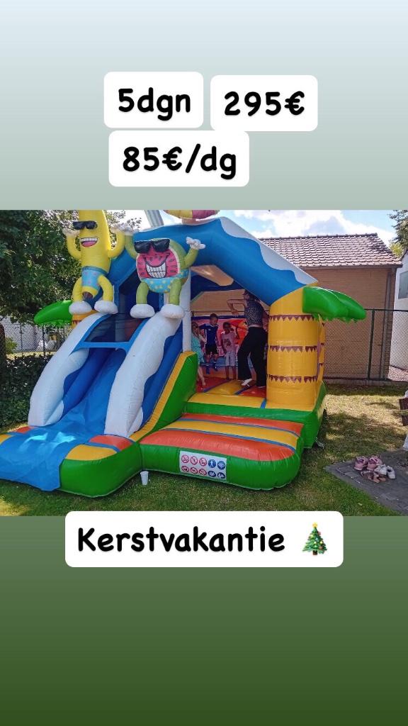 Springkastelen te huur regio Brugge, Ophalen, Zo goed als nieuw
