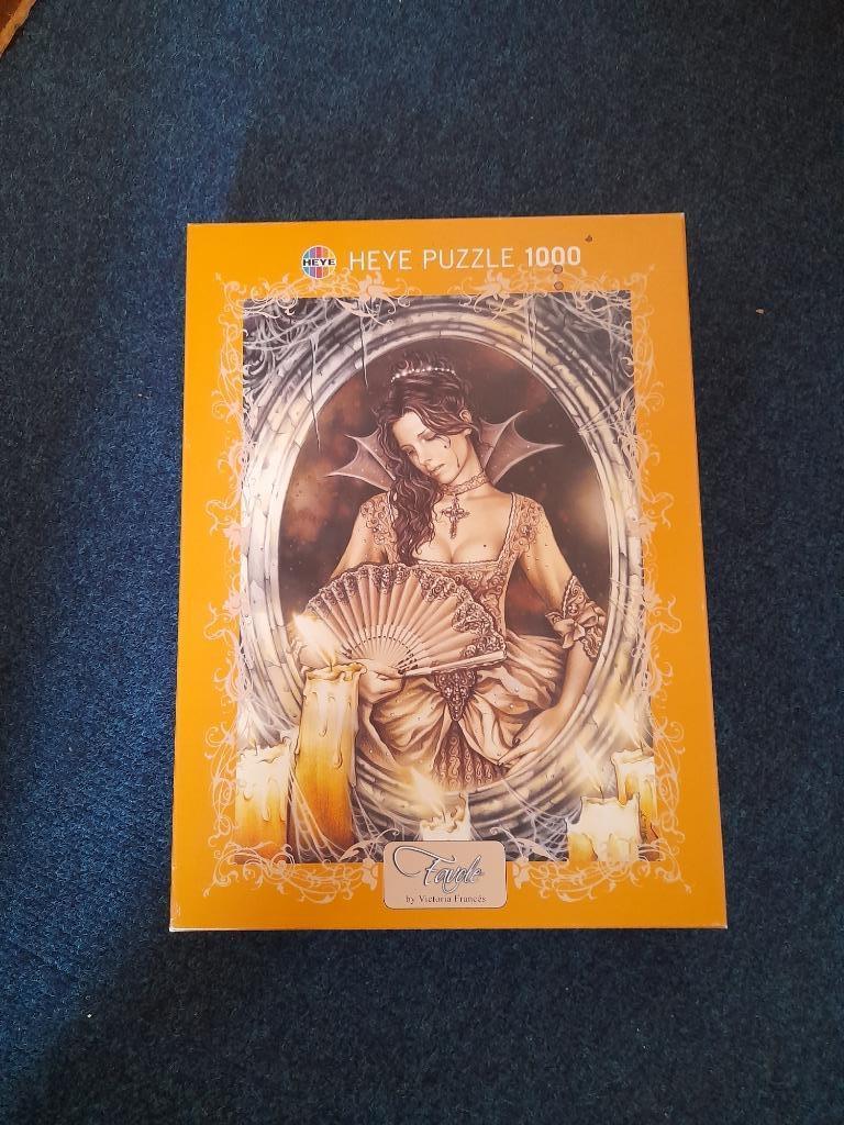 puzzel victoria frances, Ophalen of Verzenden, 500 t/m 1500 stukjes, Gebruikt, Legpuzzel