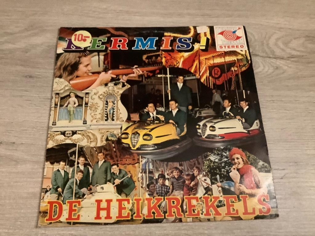 Vinyl kermis De Heikrekels LP, Cd's en Dvd's, Vinyl | Nederlandstalig, Verzenden, Gebruikt, 12 inch, Levenslied of Smartlap