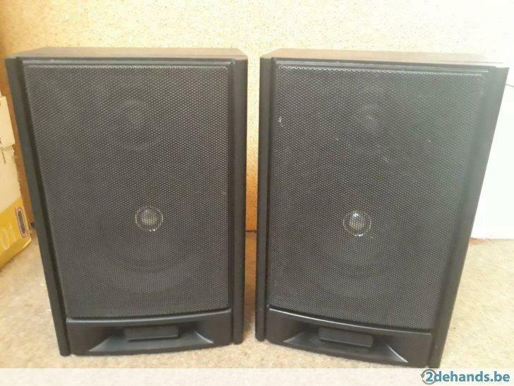 2-weg Luidsprekers stereo 3W - 8 Ohm - 400nf, Ophalen of Verzenden, Gebruikt