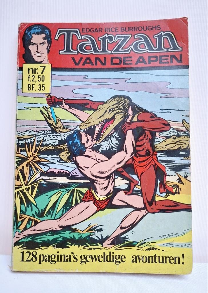 Tarzan van de apen Edgar Rice Burroughs, nr7 (jaren '70), Boeken, Strips | Comics, Ophalen of Verzenden, Gelezen