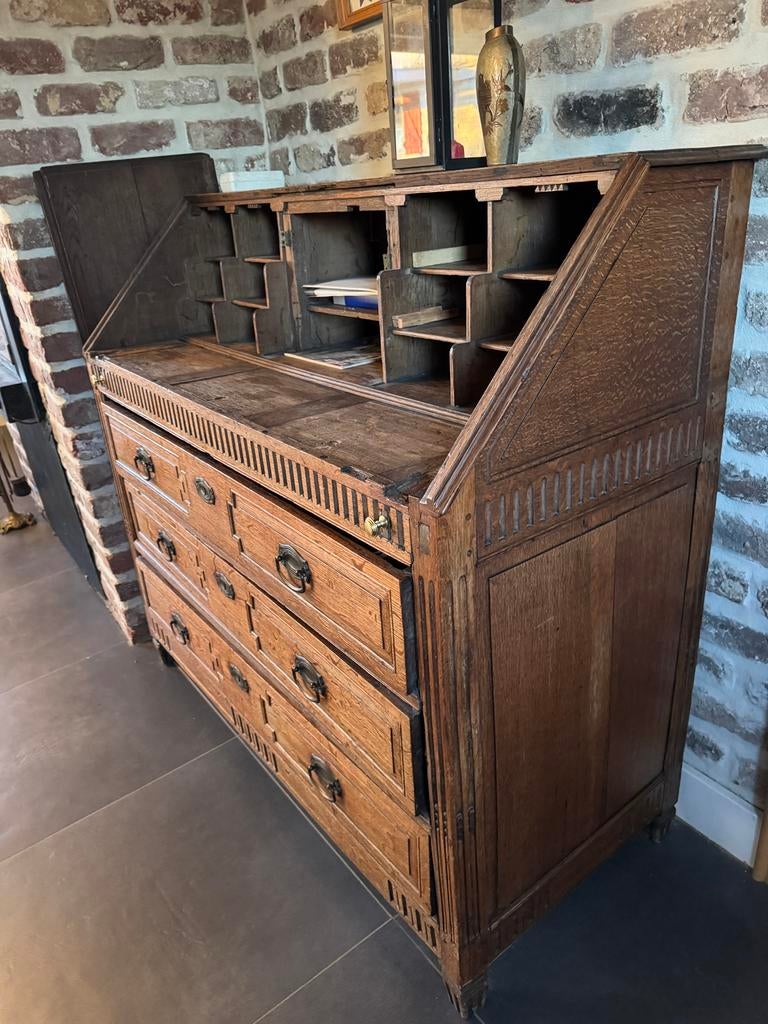 Antieke ladenkast - secretaire, Ophalen, Gebruikt