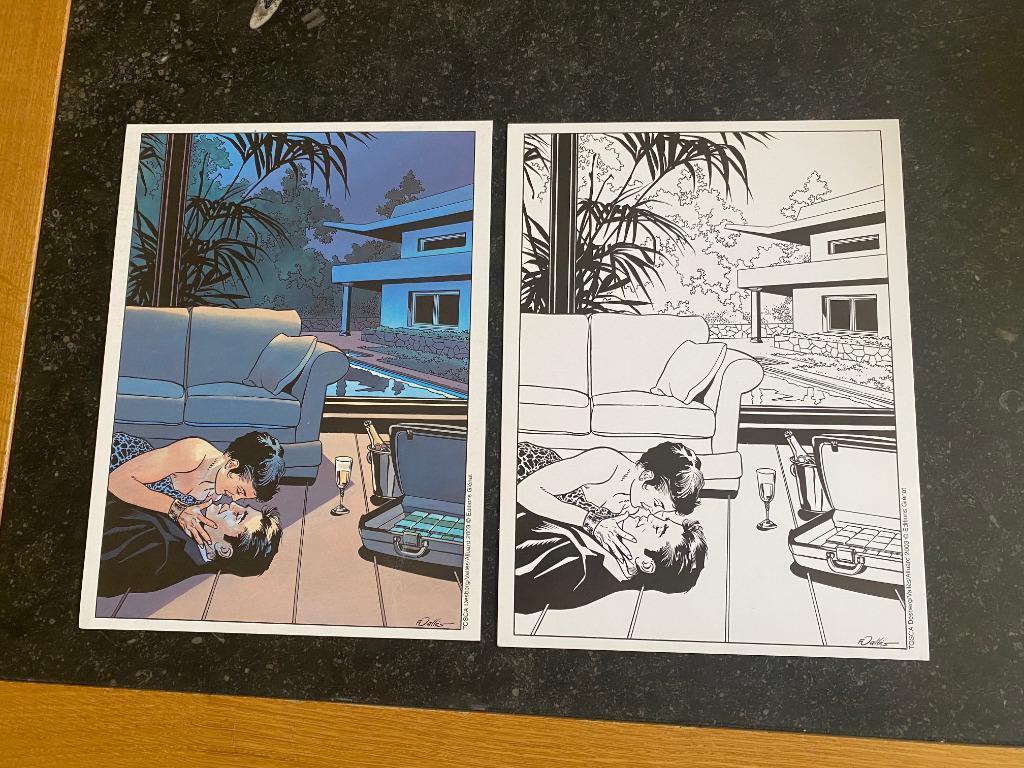 Ex-libris - Tosca - F Vallès, Ophalen of Verzenden, Nieuw