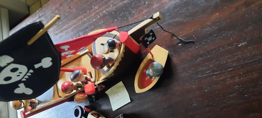 Piraten boot, Ophalen, Gebruikt