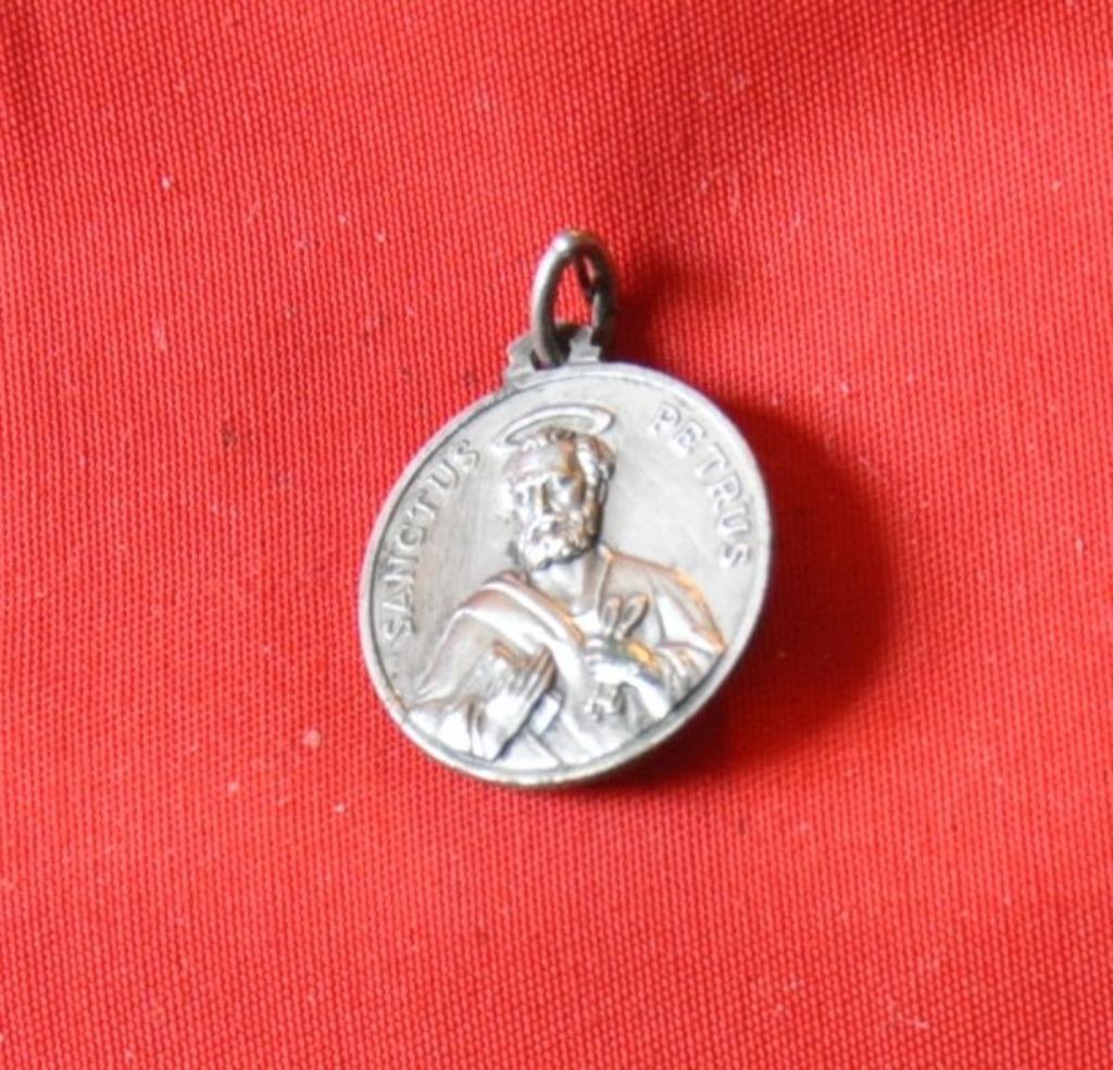 medaille religieuse saint petrus et papa piv 5, Enlèvement ou Envoi, Utilisé, Bijoux, Christianisme | Catholique