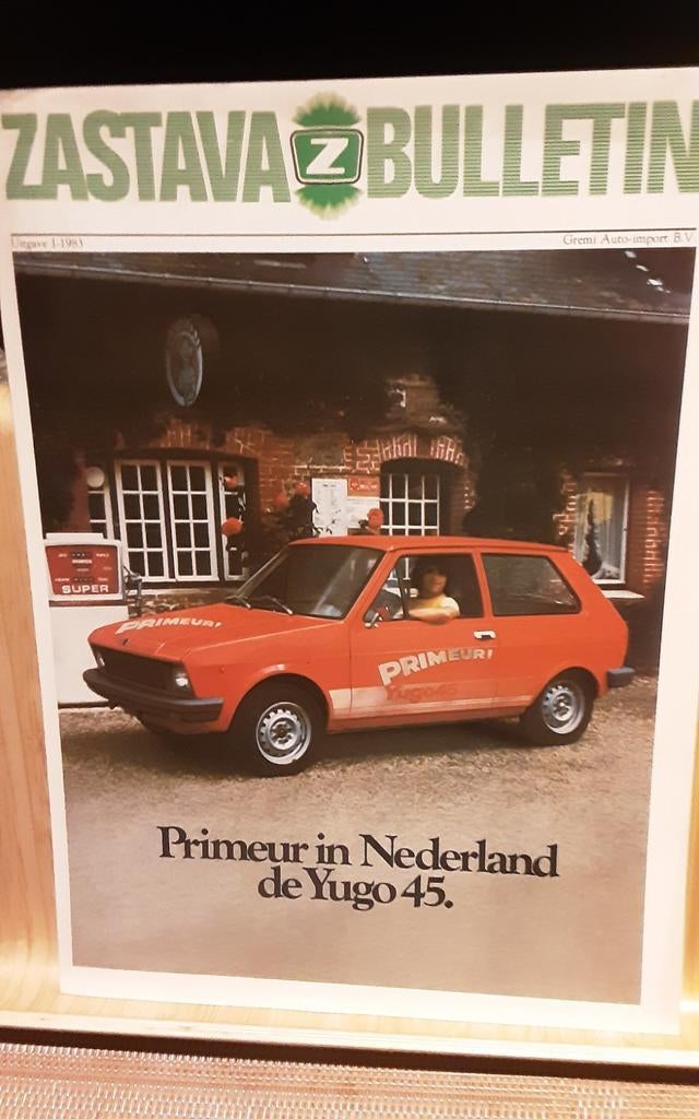 Zastava brochure, Enlèvement ou Envoi, Comme neuf