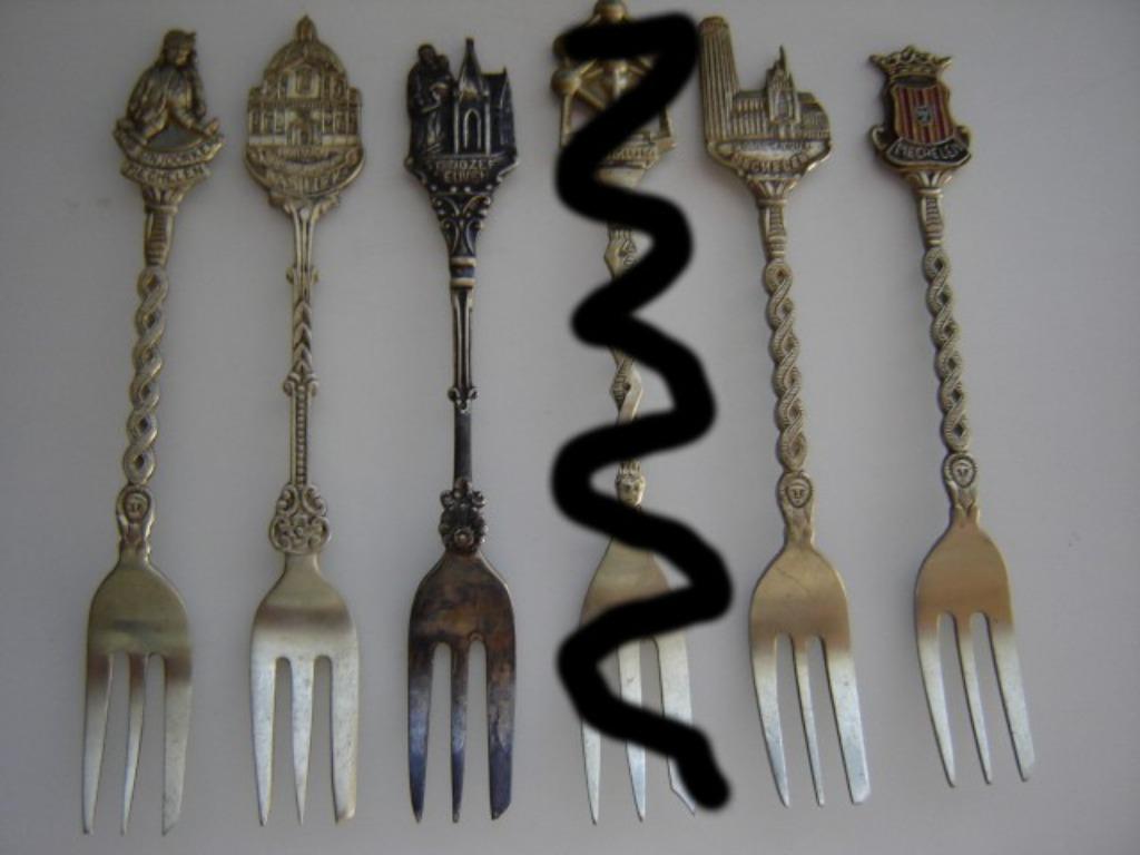 souvenier vorkjes zie lijst, Verzamelen, Ophalen of Verzenden, Gebruikt