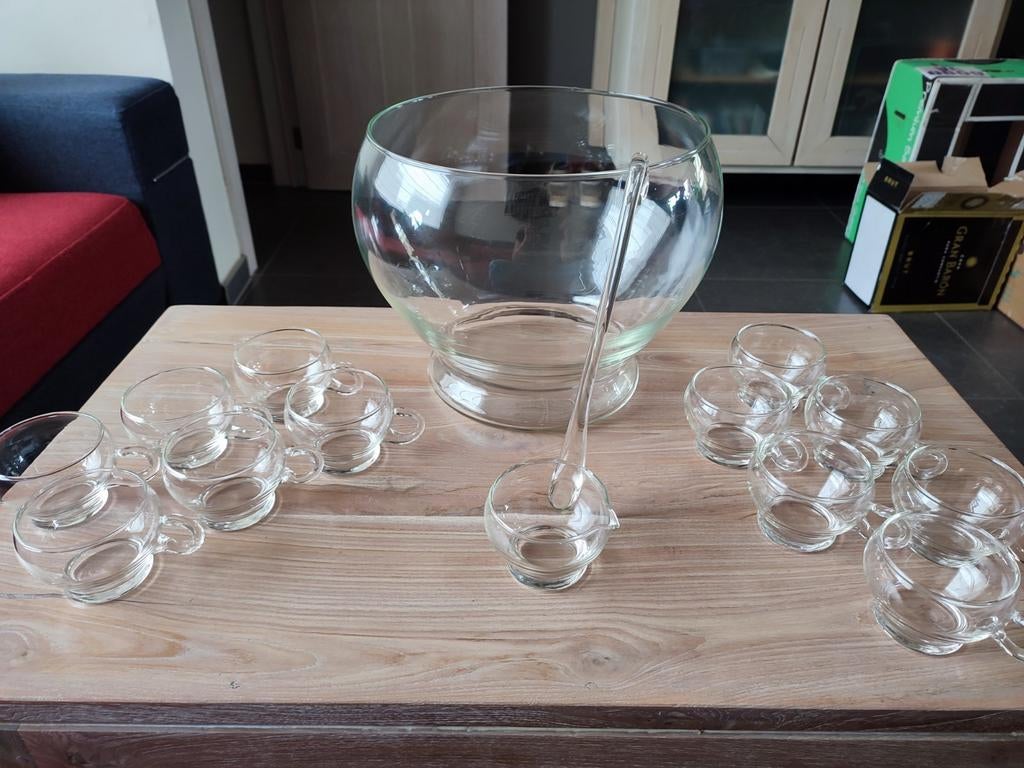 Punch bowl / punchschaal, Ophalen, Zo goed als nieuw