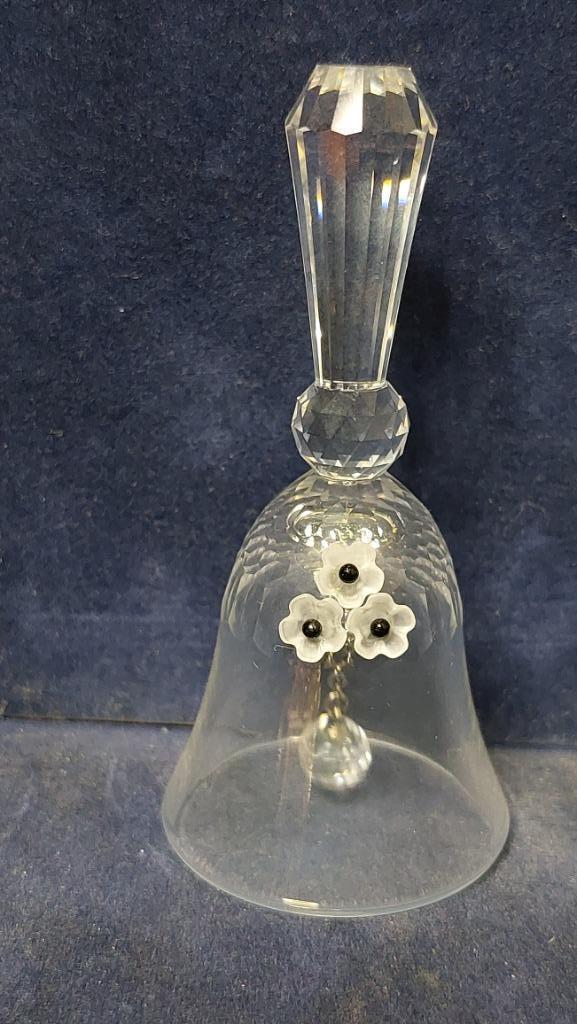 Swarovski - Bel met 3 bloemen, Ophalen, Gebruikt, Figuurtje