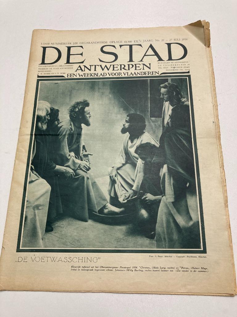 " De Stad" nr 20 1934 : De Witte, E. Claes, Oostende,, Ophalen of Verzenden, 1920 tot 1940, Tijdschrift