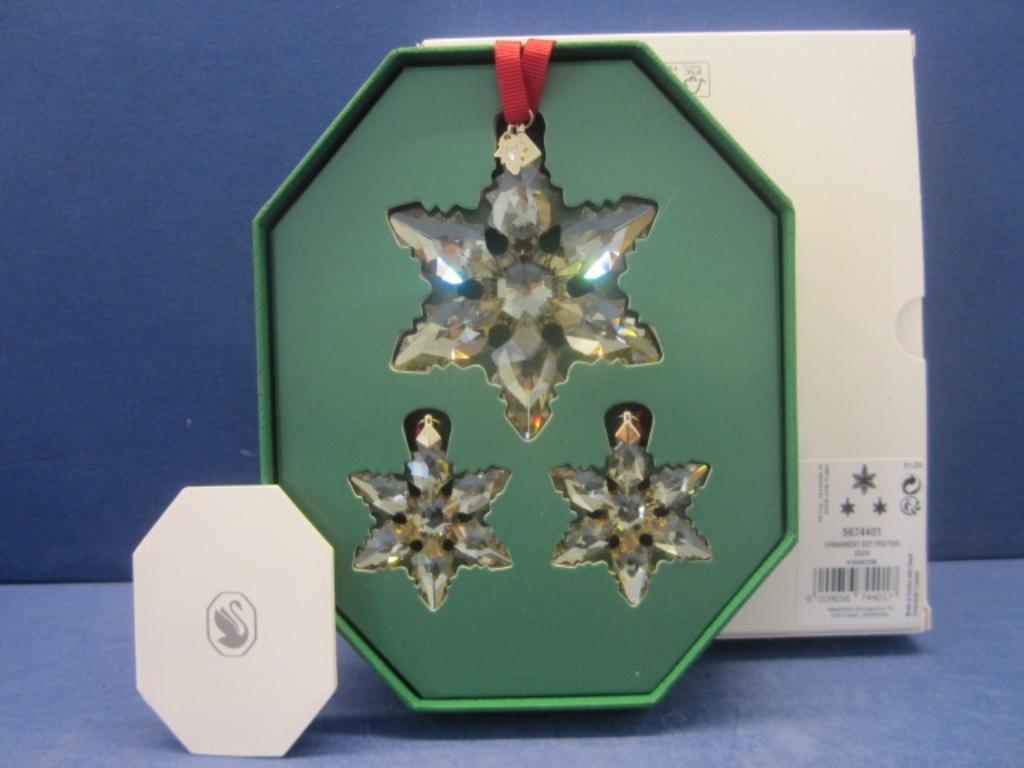 Swarovski Annual Edition Ornament Set Festive Ster 2024, Ophalen of Verzenden, Nieuw, Figuurtje