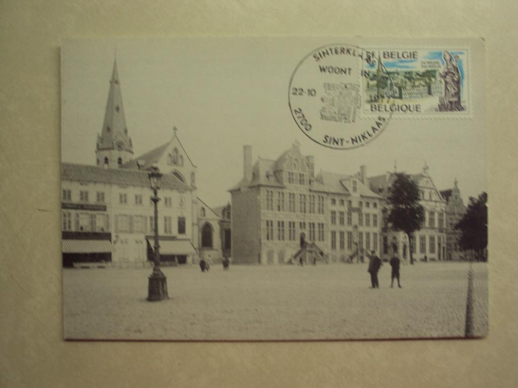 54590 - SINT-NIKLAAS - GROTE MARKT VOOR 1911 - ZIE 2 FOTO'S, Envoi