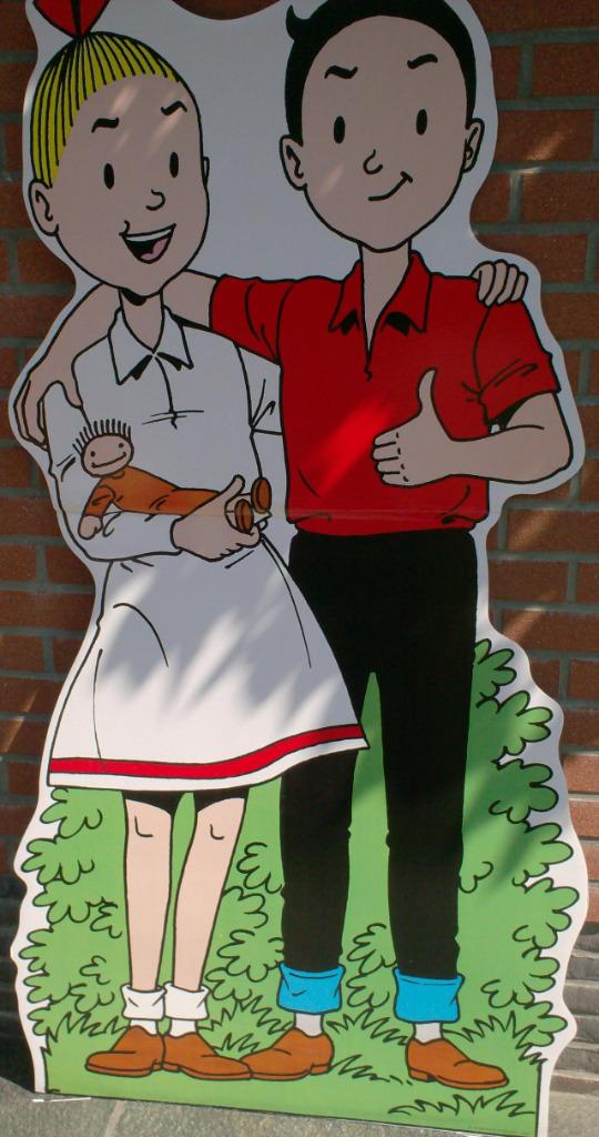 Grote promo figuur Suske en Wiske, Verzamelen, Ophalen, Suske en Wiske, Nieuw, Beeldje of Figuurtje