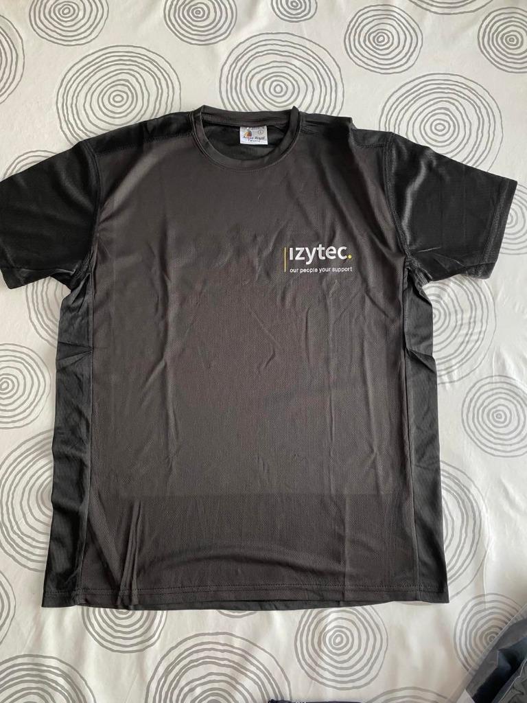 Zwart wielershirt / Tshirt maat L, Neuf, Enlèvement ou Envoi, Général, Taille 52/54 (L)