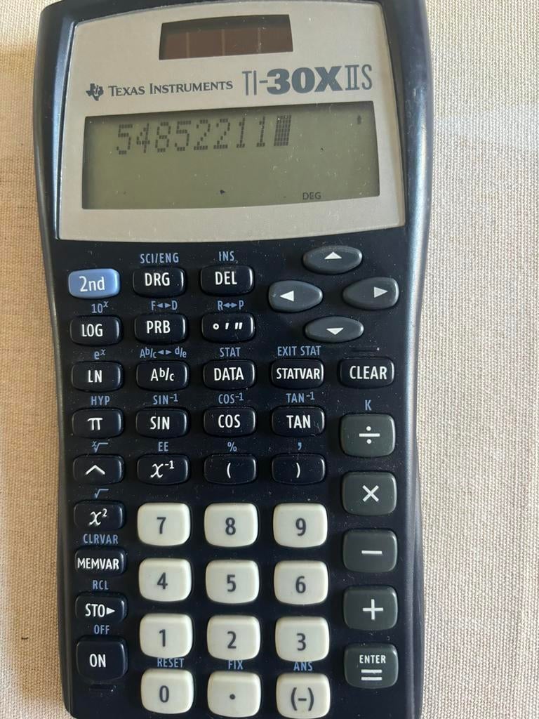Texas rekenmachine, Ophalen of Verzenden, Gebruikt