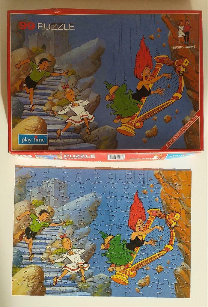 Suske & Wiske puzzel De zeven snaren, Kinderen en Baby's, Speelgoed | Kinderpuzzels, Ophalen of Verzenden, Gebruikt, 6 jaar of ouder