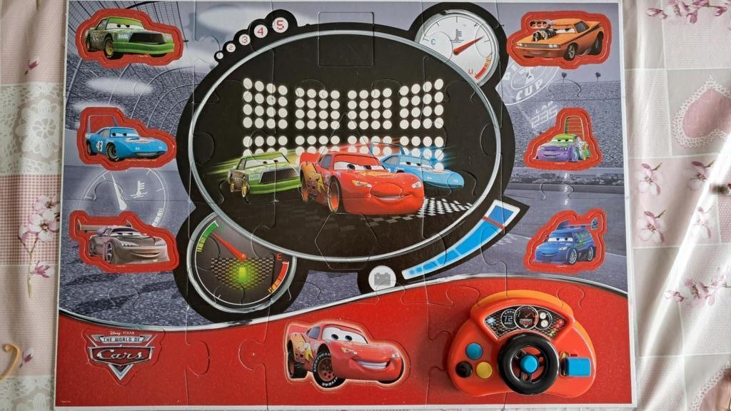 Lisciani Giochi Cars Multi-Activity Puzzel, Kinderen en Baby's, Ophalen of Verzenden, Gebruikt, Puzzelen, Met geluid