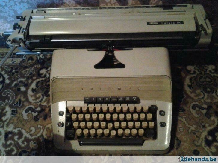 typmachine Triumph matura 50, Verzamelen