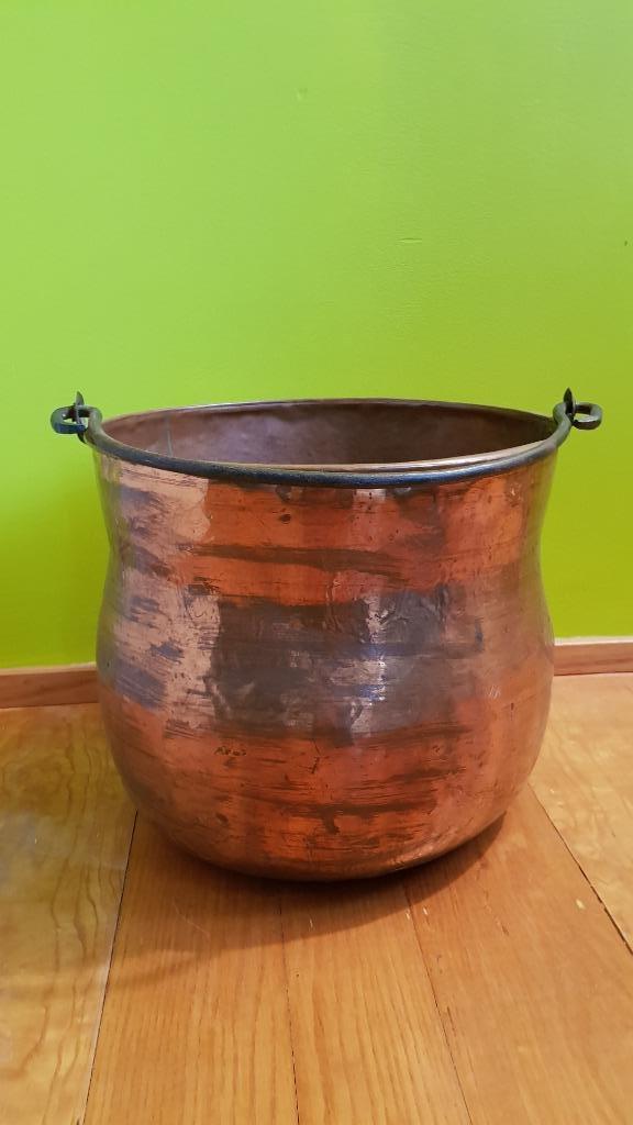 koperen pot, Ophalen, Koper