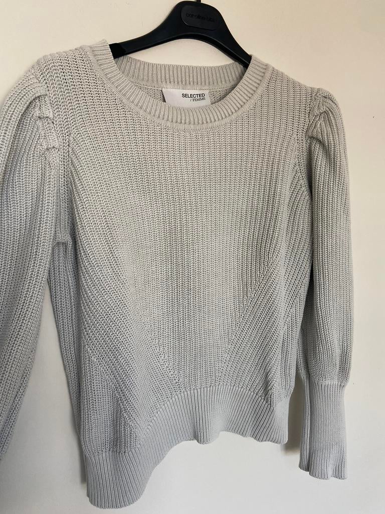 Selected femme trui M, Kleding | Dames, Ophalen of Verzenden, Zo goed als nieuw, Grijs