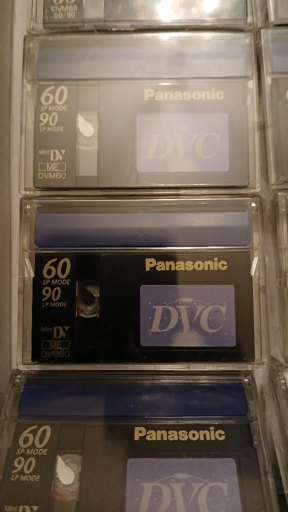 cassette video digital panasonic jvc mini dv  pour camera, TV, Hi-fi & Vidéo, Neuf, Moins de 8x, Enlèvement ou Envoi, JVC