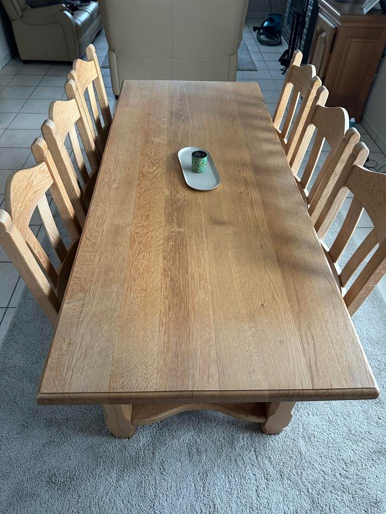 Tafel met 6 stoelen, Enlèvement