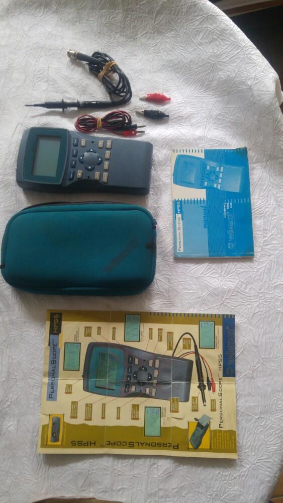 Oscilloscope mesure scoopometer velleman hps5 avec testeur, Bricolage & Construction, Enlèvement ou Envoi, Utilisé