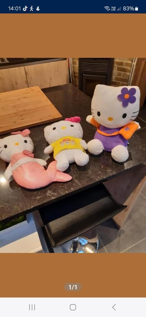 Hello kitty, Ophalen