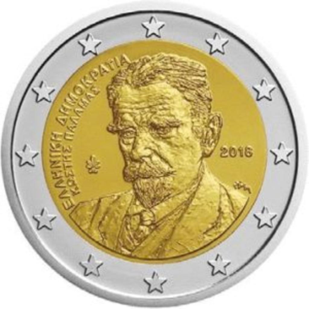 2018 Grèce Kostis Palamas., Enlèvement ou Envoi, Grèce, 2 euros, Monnaie en vrac