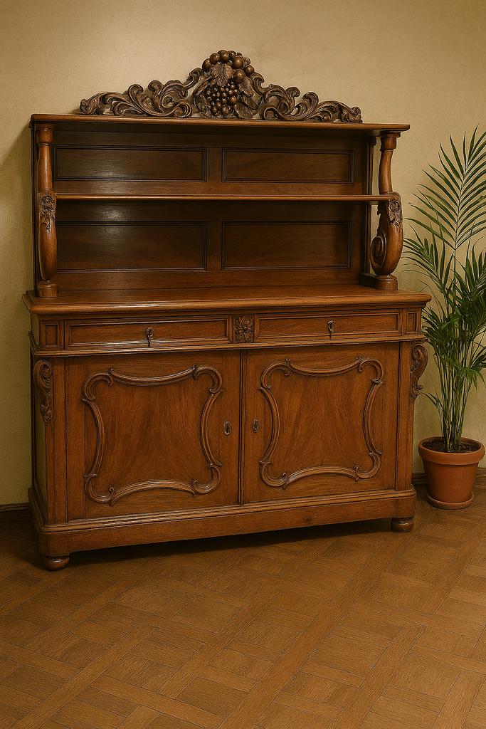 Dressoir en acajou, Enlèvement
