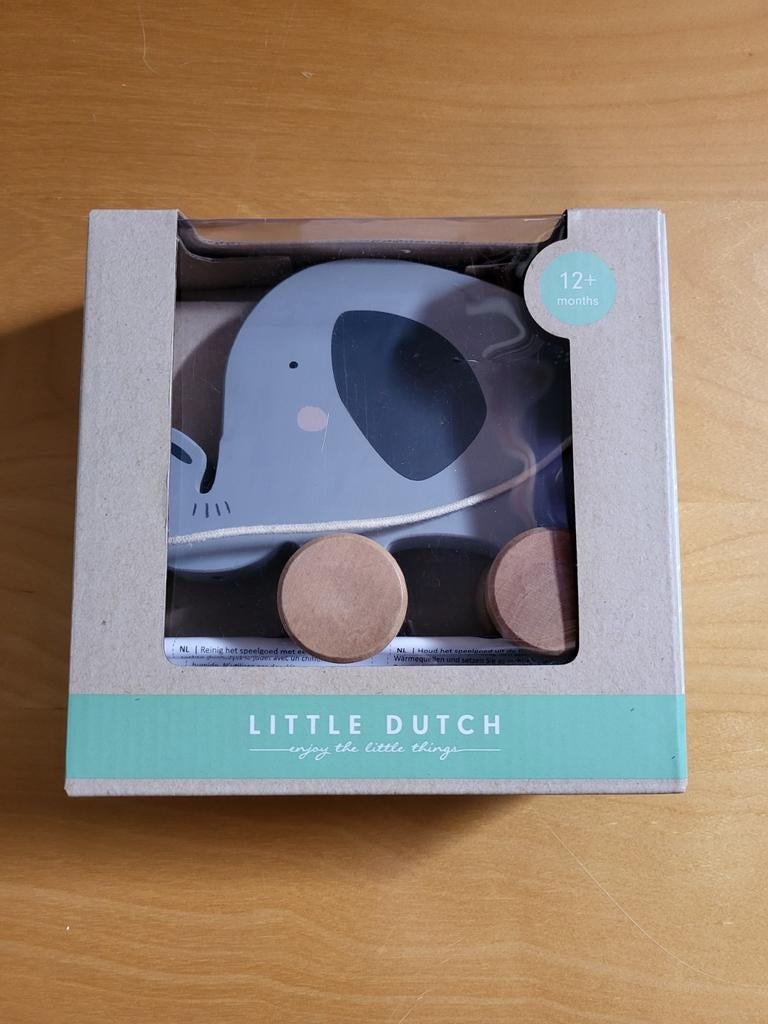 Petit éléphant hollandais en bois - Figurine attrayante, Enlèvement