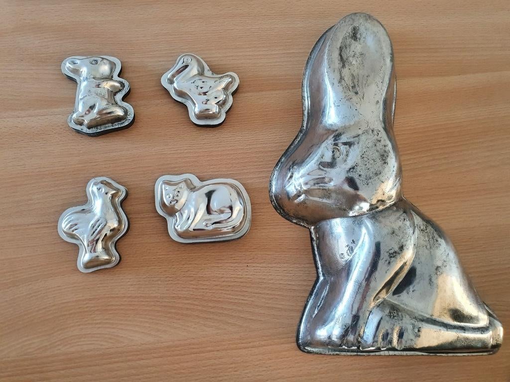ijzeren bakvormen - dieren, Ophalen, Gebruikt, Cupcakes, Bakvorm
