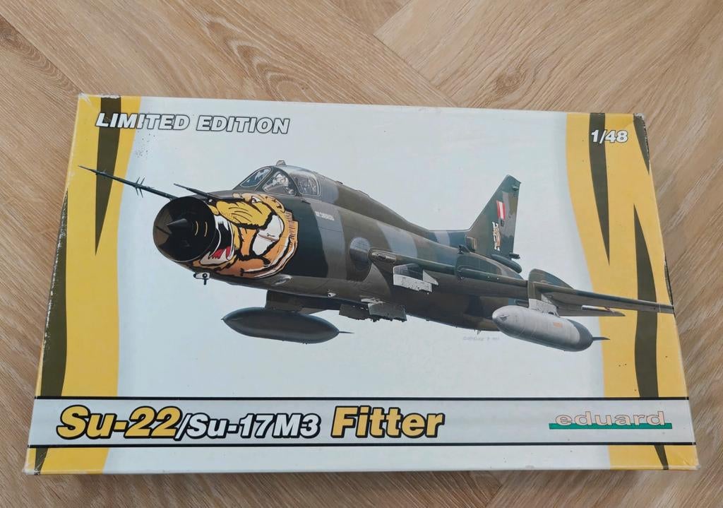 Eduard Limited 1:48 SU-22 Fitter, Overige merken, Nieuw, Ophalen of Verzenden, Groter dan 1:72