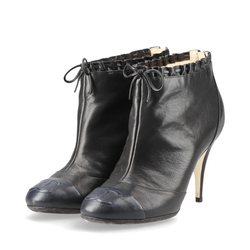 Chanel Cocomark 36 laarzen, Kleding | Dames, Verzenden, Zwart, Lage of Enkellaarzen, Gedragen