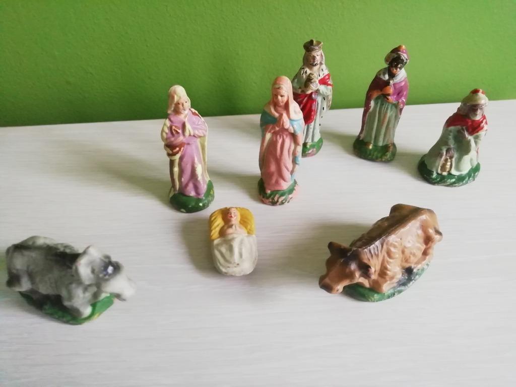 Kerststal figuren vintage, Verzamelen, Ophalen of Verzenden, Gebruikt