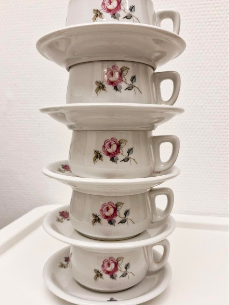 Vintage koffieservies uit de jaren '70 van Colditz, Antiek en Kunst, Ophalen
