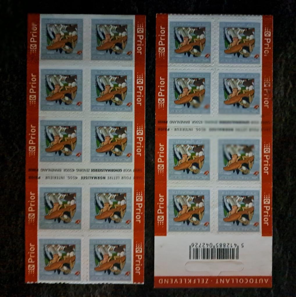 Timbres belges, 1 Autocollant, Non oblitéré, Enlèvement, Sans enveloppe