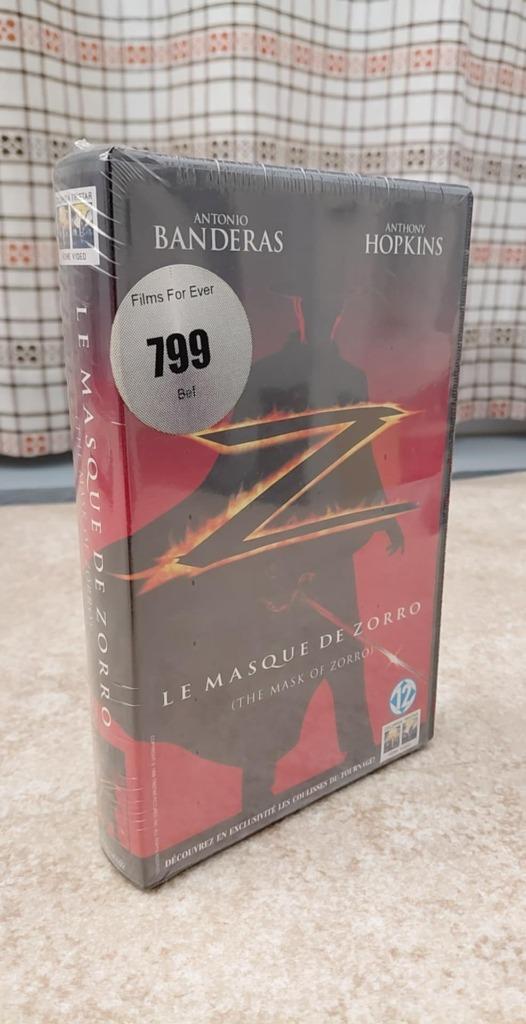 vhs Le masque de zorro, Cd's en Dvd's, Ophalen of Verzenden, Nieuw in verpakking