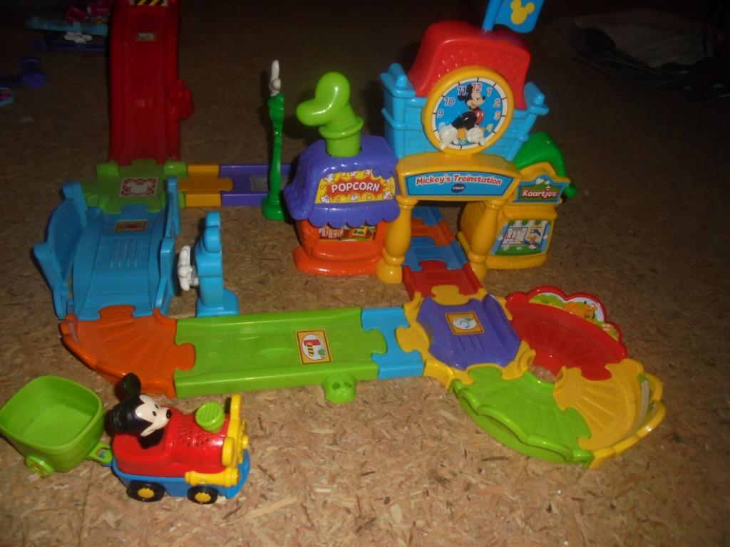 Mickey's treinstation vtech, Kinderen en Baby's, Ophalen of Verzenden, Zo goed als nieuw