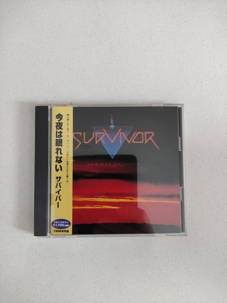 Survivor - Too Hot to sleep, AOR, Japanese cd, obi, Ophalen of Verzenden, Zo goed als nieuw