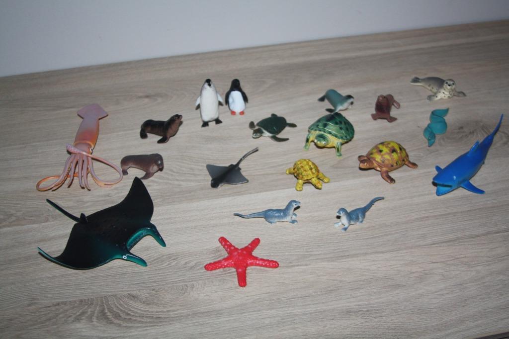 Zee en waterdieren lotje speelfiguren , goede staat, Kinderen en Baby's, Speelgoed | Overig, Ophalen of Verzenden, Gebruikt, Jongen of Meisje