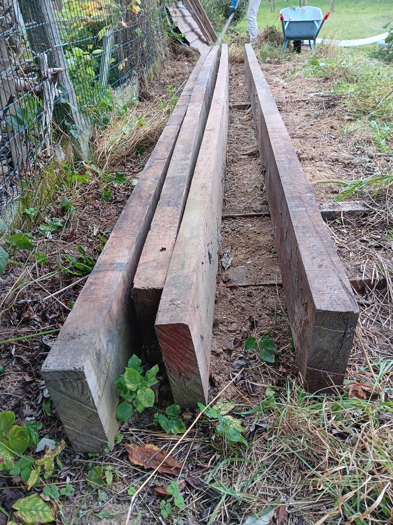 Meranti balken, Ophalen, Gebruikt, Balk