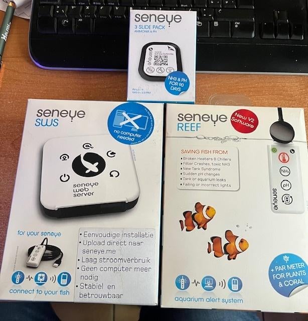 Seneye SWS + Seneye Reef + 1 slide, Enlèvement ou Envoi, Utilisé