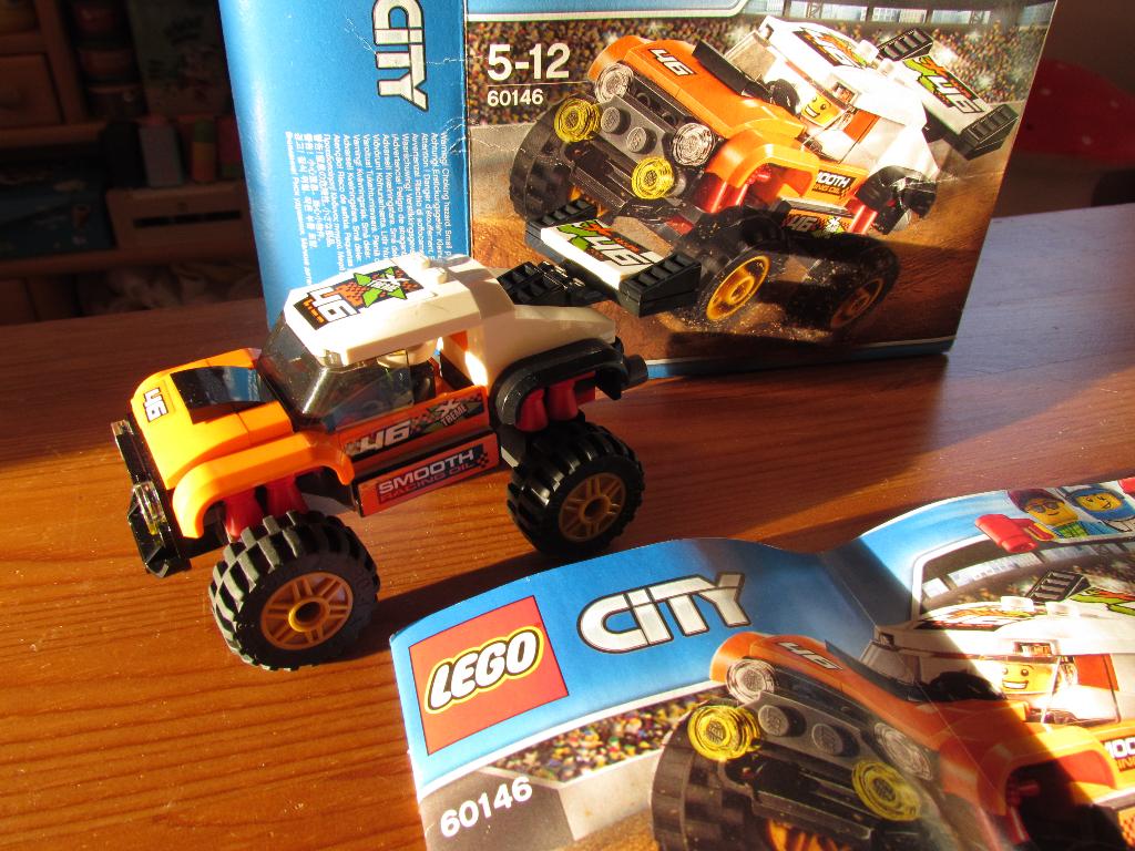 Lego city 60146: monstertruck, Ophalen of Verzenden, Gebruikt, Complete set, Lego