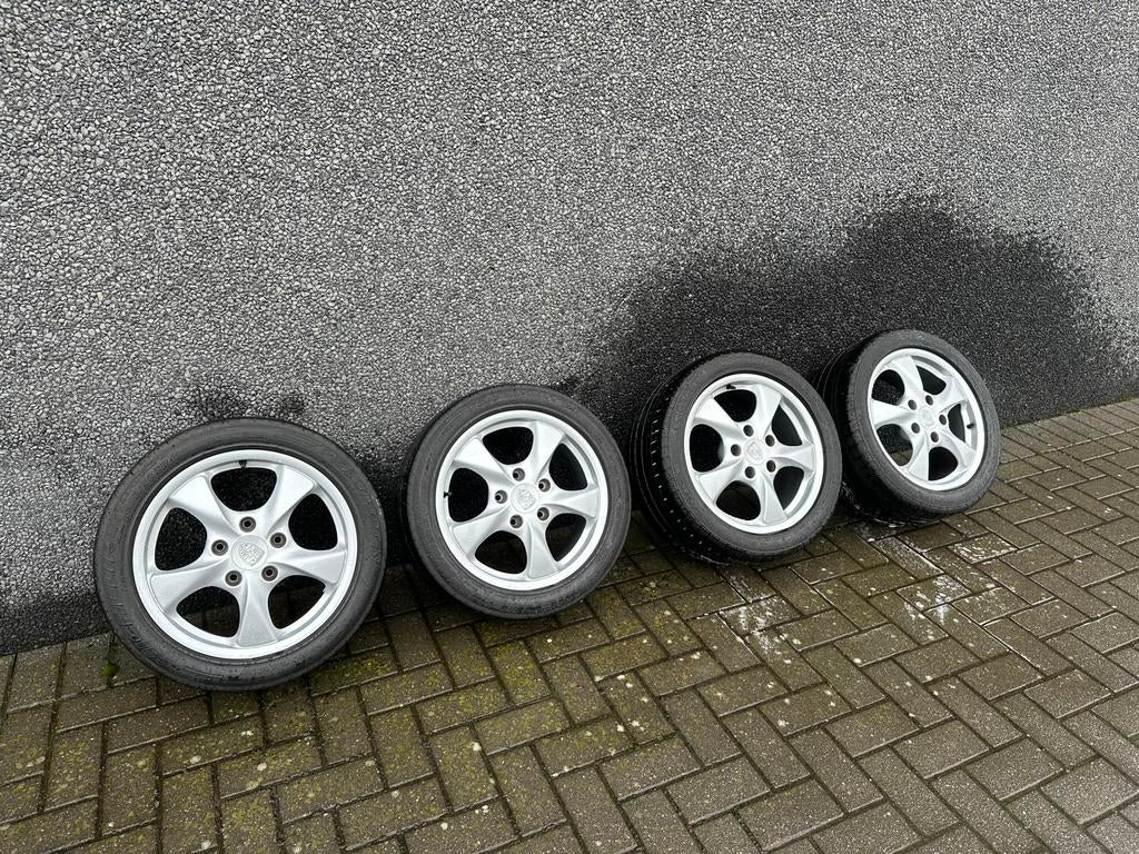 Originele Porsche Boxster 986 velgen, Auto-onderdelen, Banden en Velgen, Ophalen, Gebruikt, 255 mm, Banden en Velgen