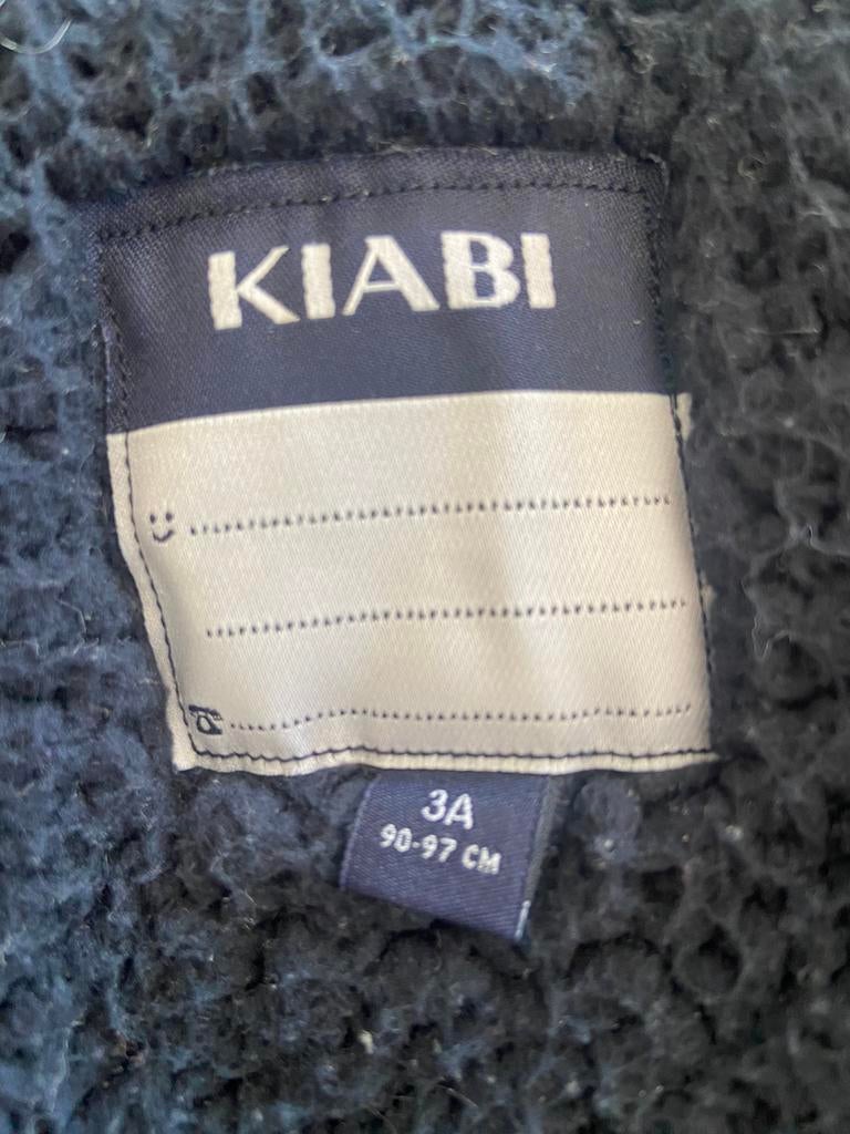 Duffle coat bleu marine KIABI - 3 ans - 7€, Kiabi, Gebruikt, Ophalen of Verzenden, Jongen