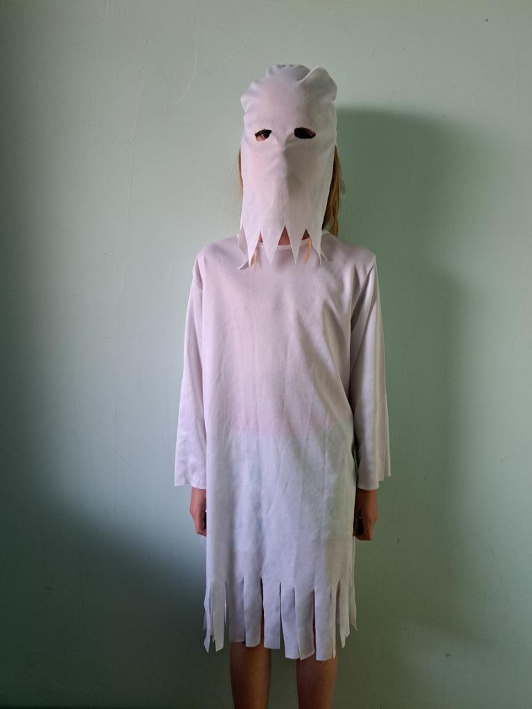 Verkleedkledij spook voor kind, Kinderen en Baby's, Ophalen of Verzenden, Gebruikt, 110 t/m 116, Jongen of Meisje