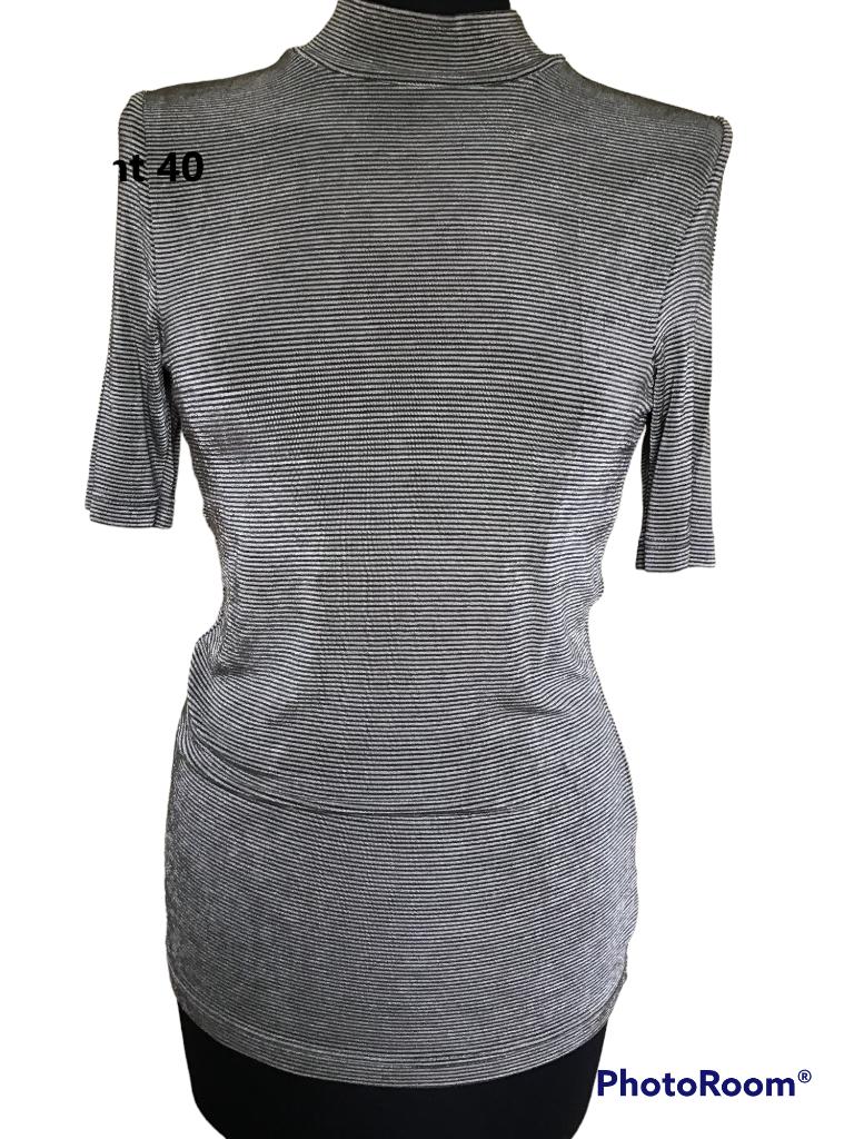 warme tshirt gestreept mt 40, Ophalen of Verzenden, Zo goed als nieuw, Maat 38/40 (M), Korte mouw